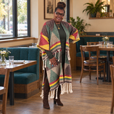 Diamond Fringe Kimono