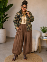Wide Leg Balloon Pants