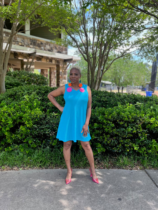 RIBBED TANK DRESS