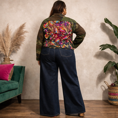 Camo Sequined Jacket