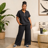 Catalina Travel Wrinkle Free Set Black