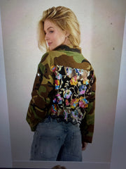 Camo Sequined Jacket