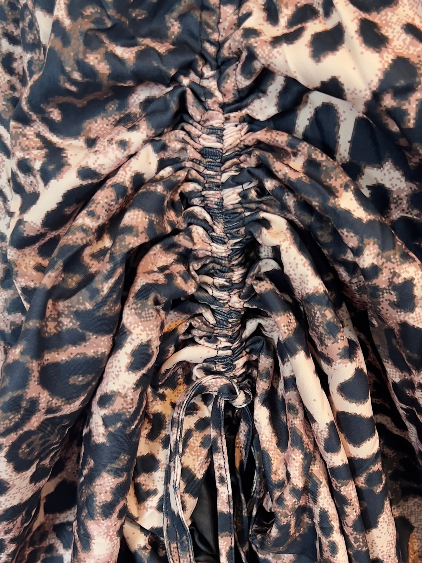 LEOPARD PRINT BUBBLE SKIRT