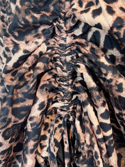 LEOPARD PRINT BUBBLE SKIRT