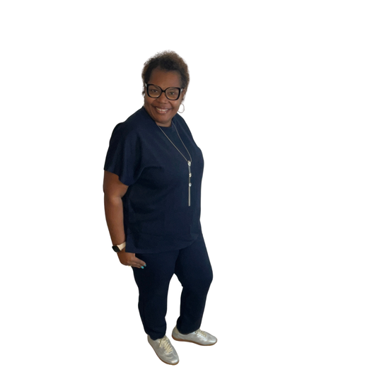 “Midnight Texture” Luxe Jogger Set