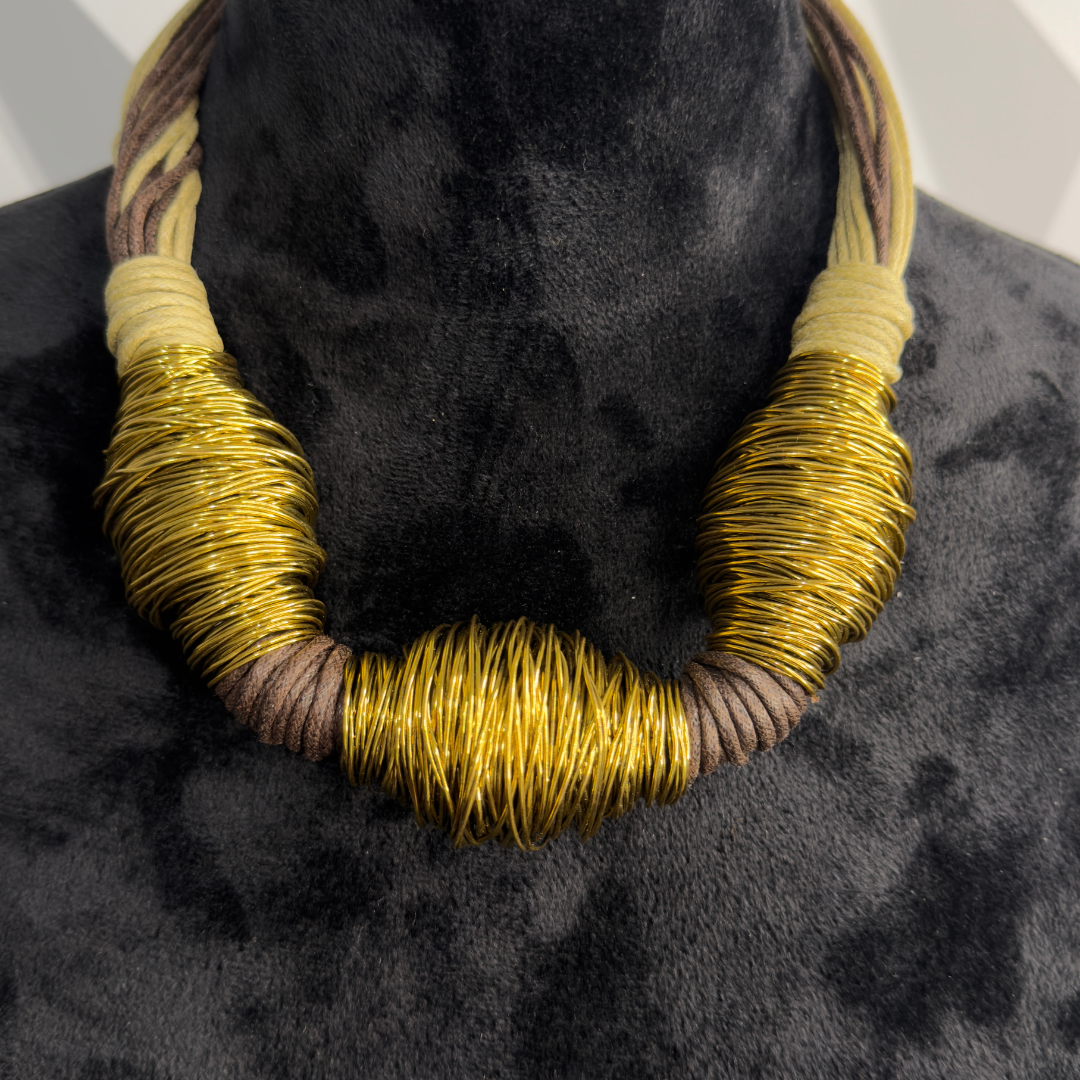 The Gilded Muse Statement Necklace 
