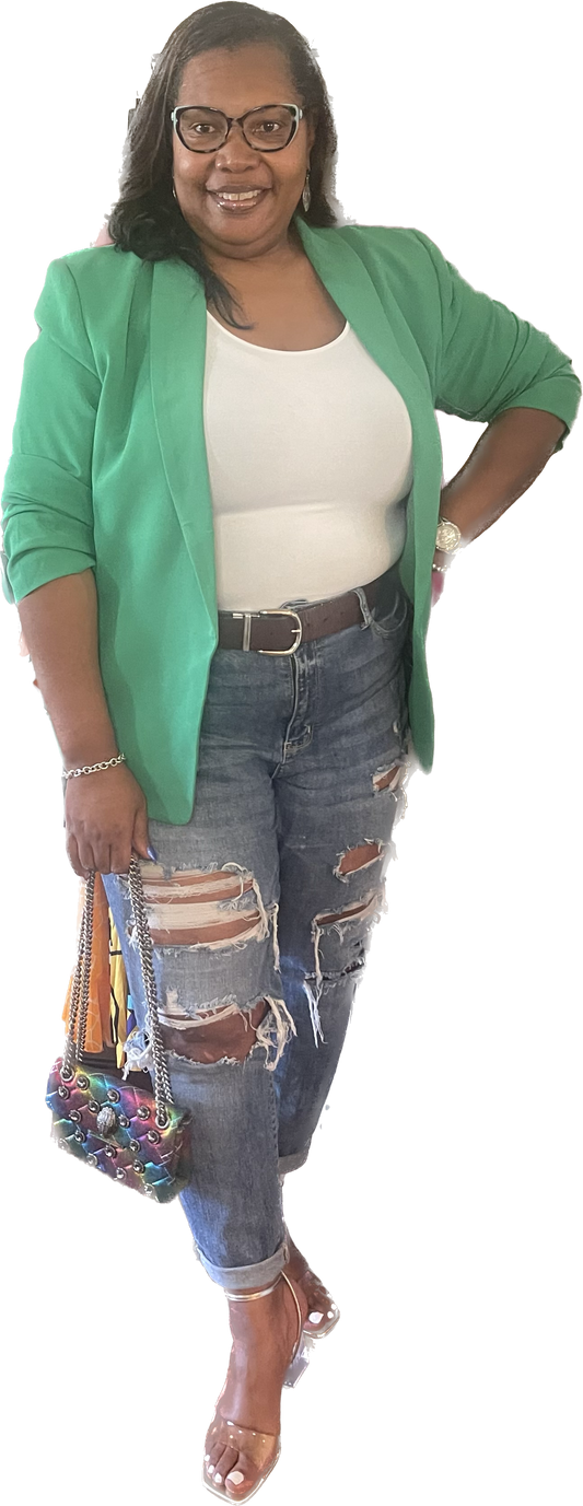 PLUS SIZE BLAZER