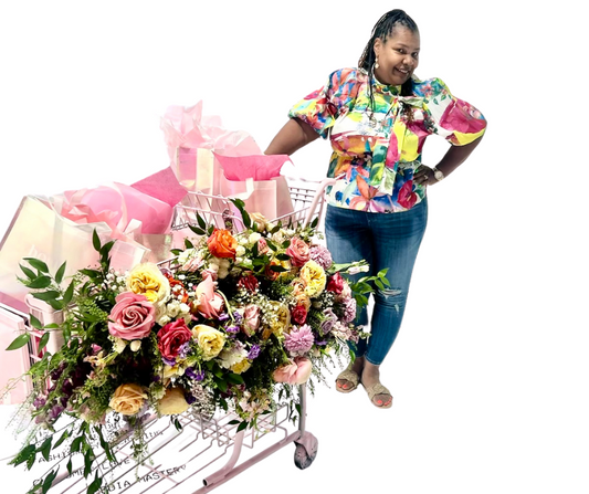 FLORAL STATEMENT BLOUSE