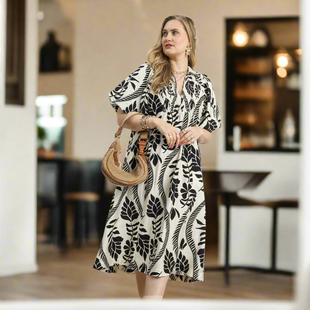 BOHO PRINT DRESS