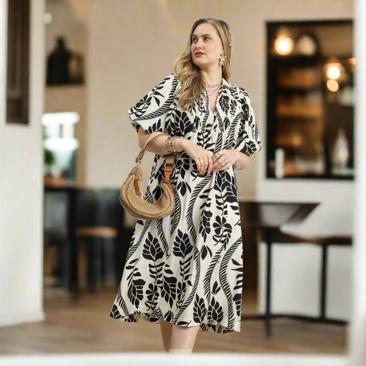 BOHO PRINT DRESS