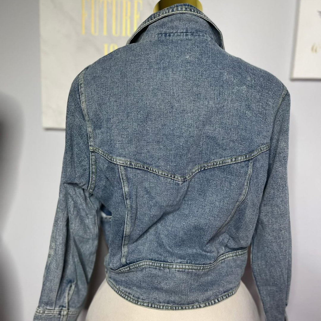 Double Breast Denim Jacket