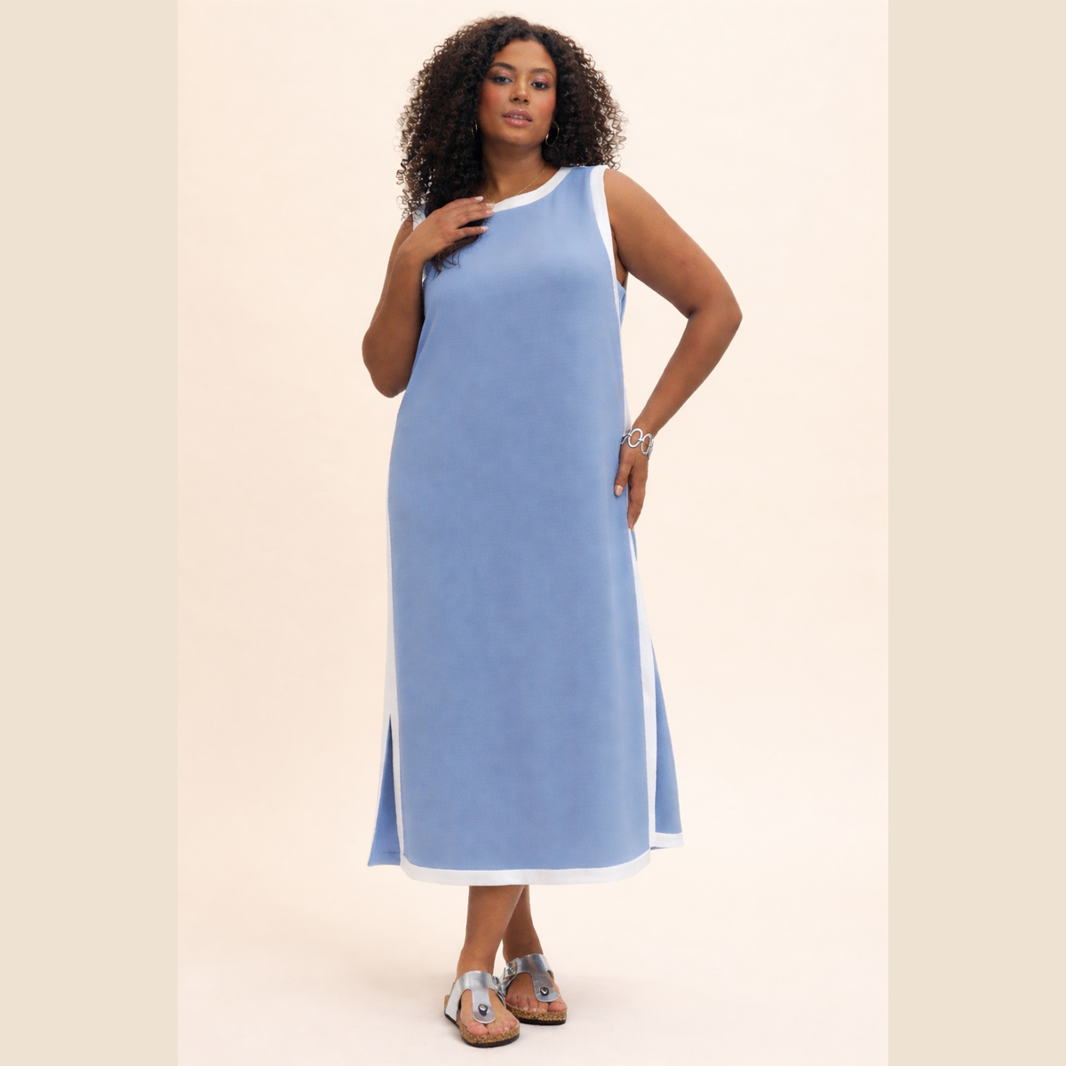 Blue Midi Dress