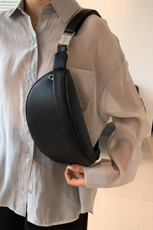 VEGAN LEATHER CROSSBODY SLING FANNY BUM BAG