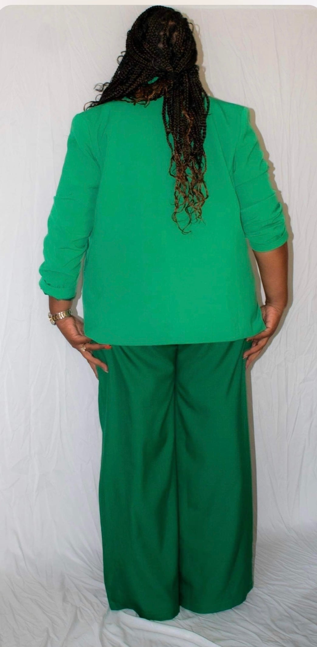 PLEATED WIDE LEG PANT