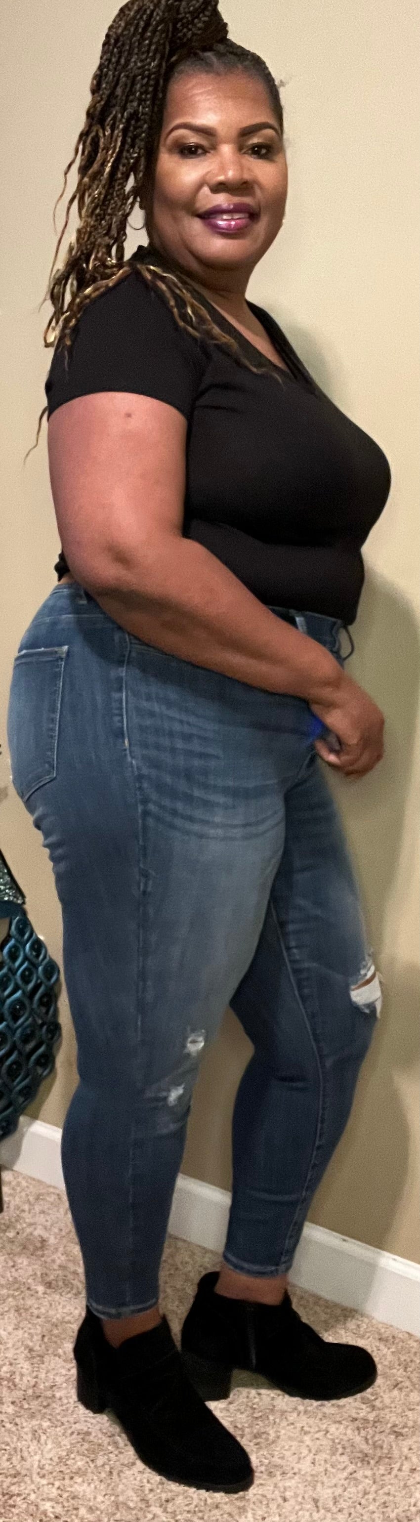PLUS SIZE BLUE JEANS