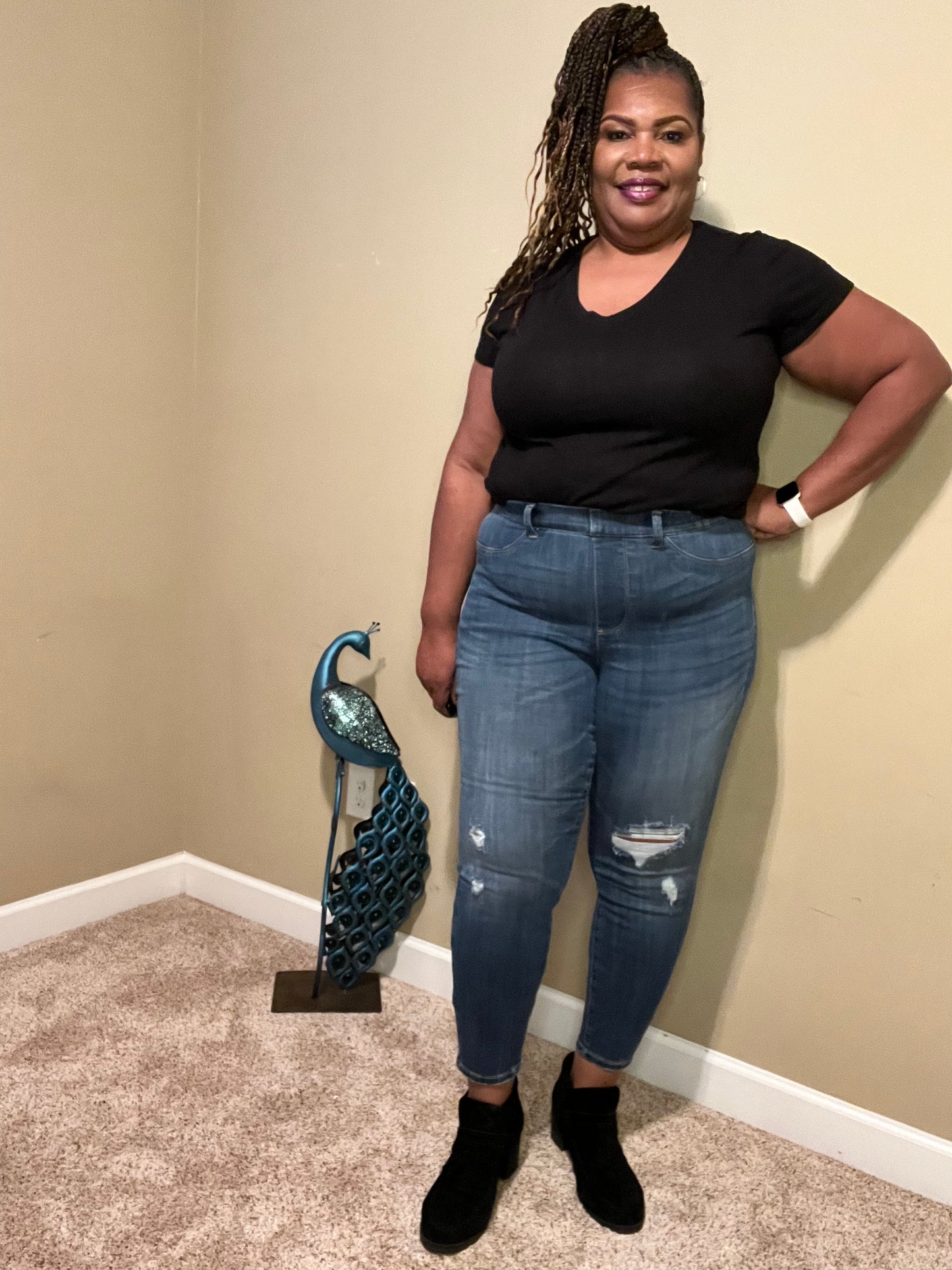 PLUS SIZE BLUE JEANS