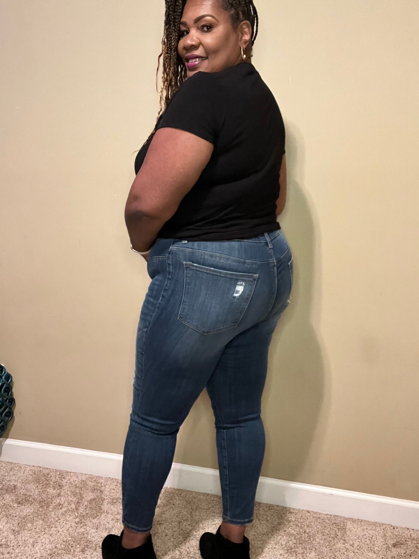PLUS SIZE BLUE JEANS