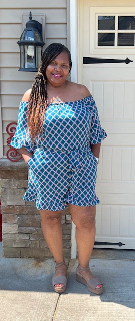 PLUS SIZE ROMPER