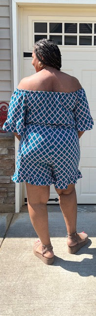 PLUS SIZE ROMPER