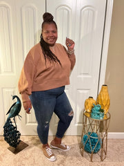 SWEATSHIRT WITH BALLOON SLEEVES