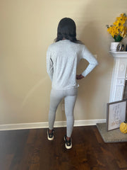ROUND NECK LEGGING SET