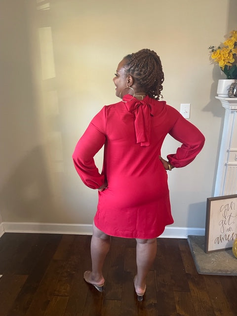 RED PARTY DRESS