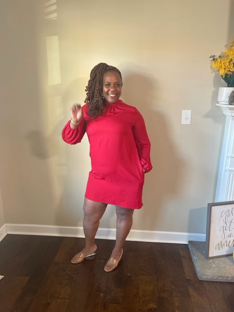 RED PARTY DRESS