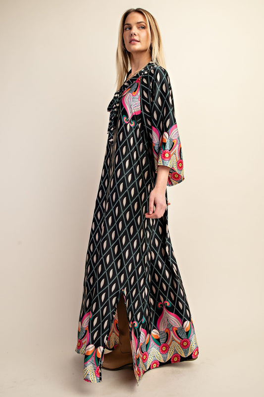 The Resort Printed Lounge Maxi Dress