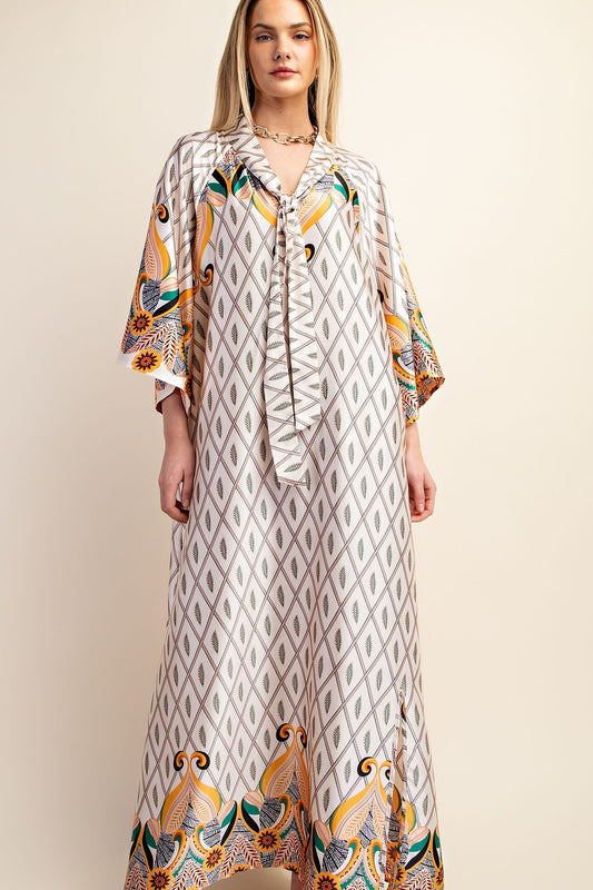 The Resort Printed Lounge Maxi Dress