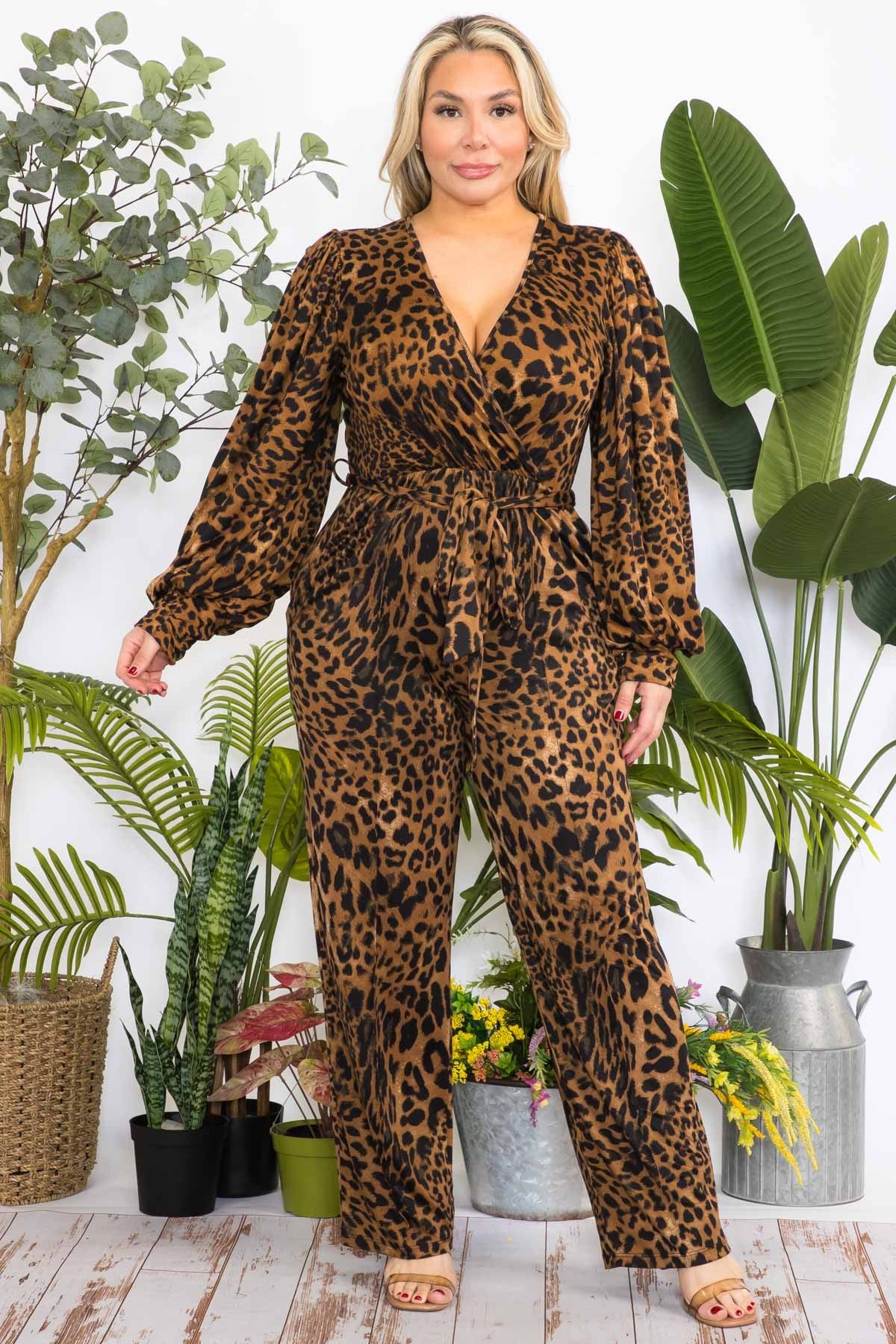 LEOPARD PRINT JUMPSUIT