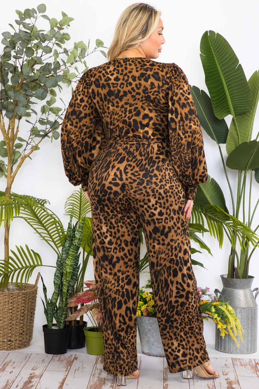 LEOPARD PRINT JUMPSUIT