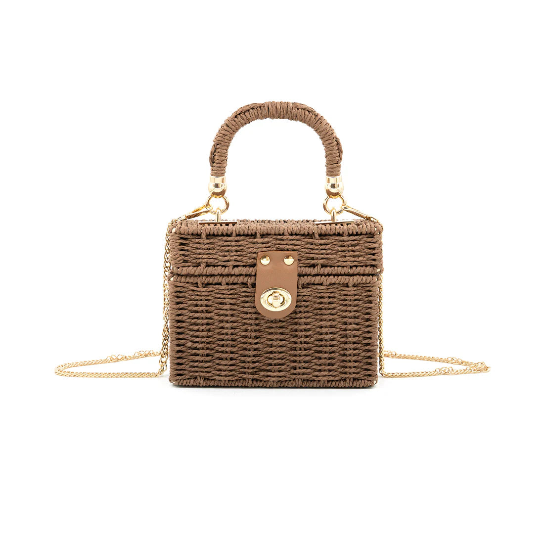 The Lagos Luxe Rattan Mini Bag