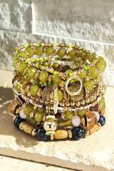 11-in-1 Multi Layered Mixed Beads Bracelet