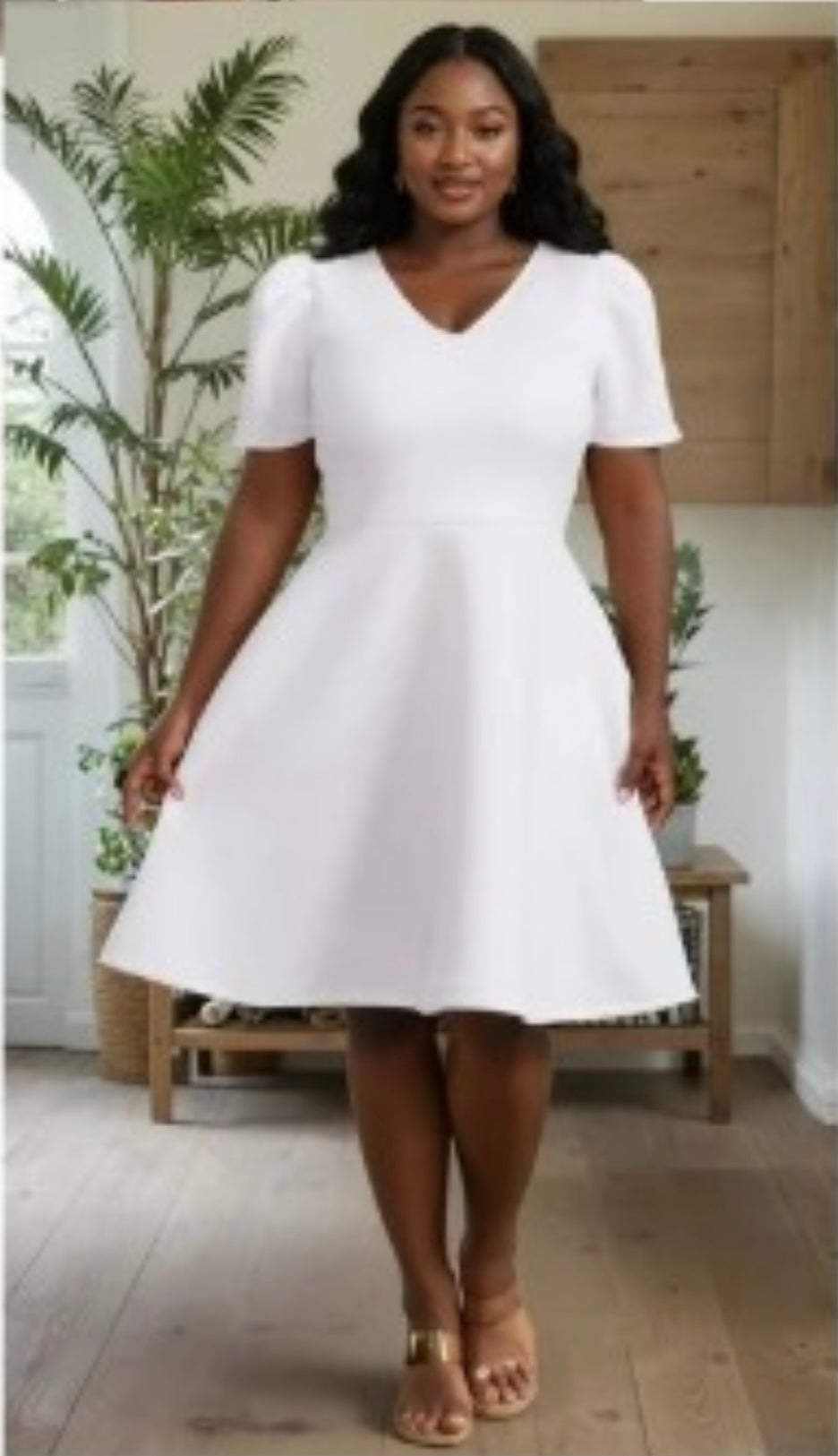 Fit and Flair Scuba Dress