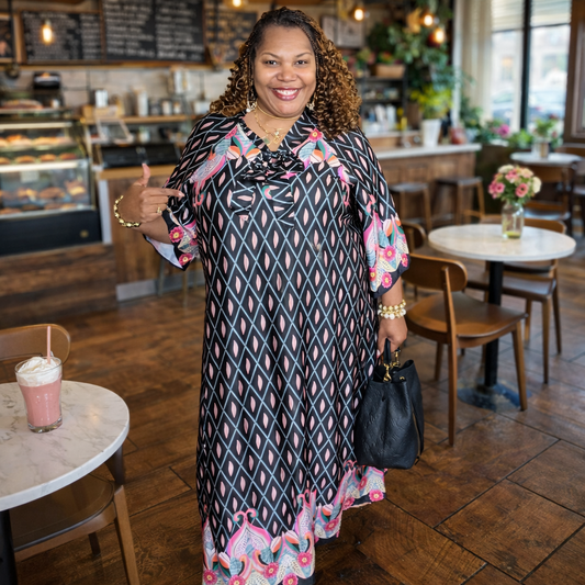 The Resort Printed Lounge Maxi Dress