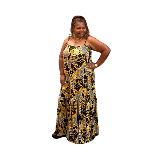 MULTII COLOR MAXI DRESS