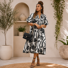 BOHO PRINT DRESS