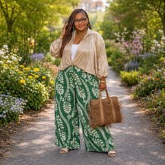 Garden Glam Wide-Leg Pants