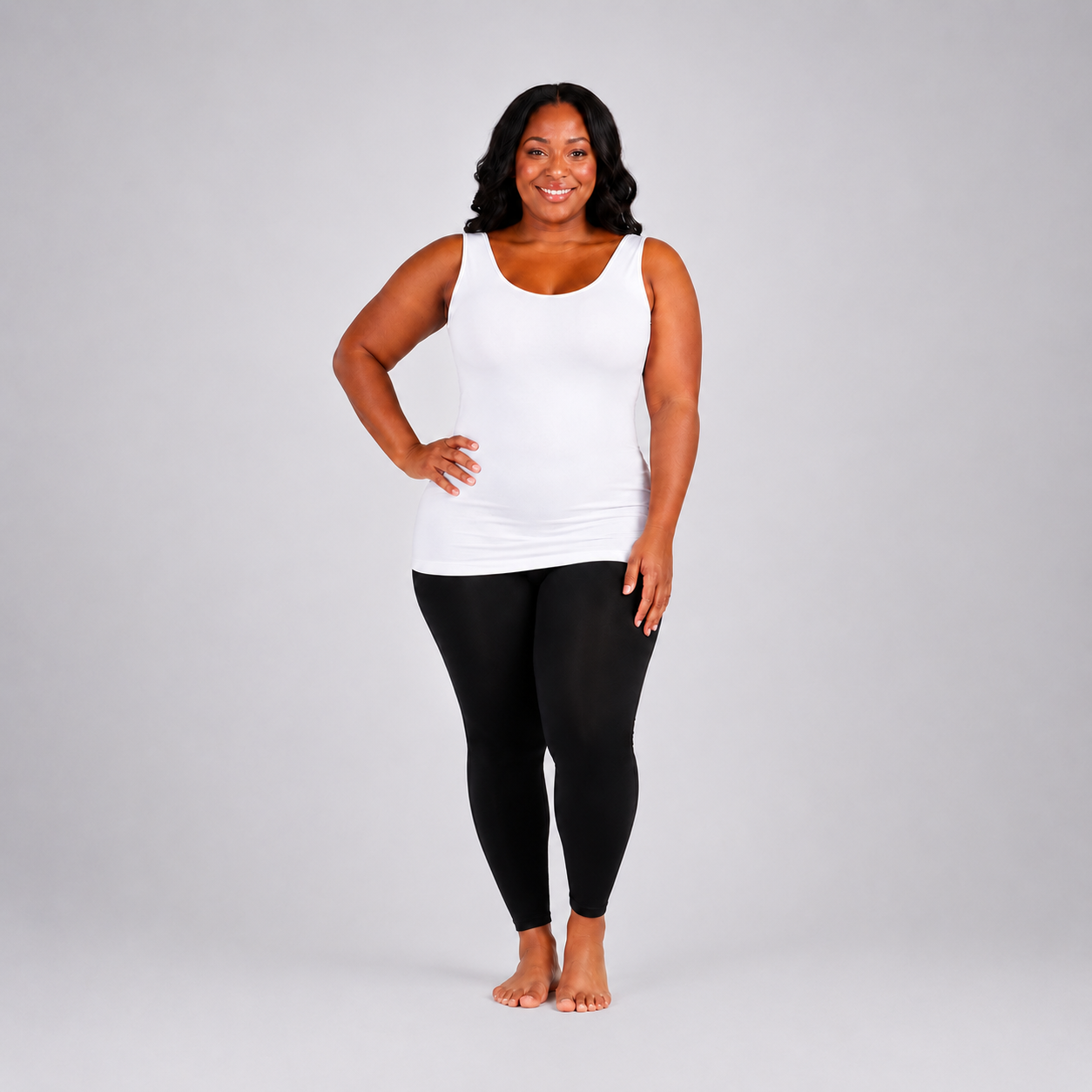 Reversible V or U Neckline Seamless Tank