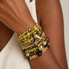 11-in-1 Multi Layered Mixed Beads Bracelet