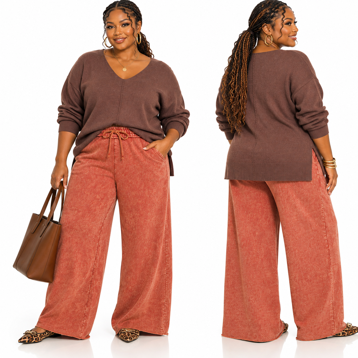 Chic Front Seam Sweater