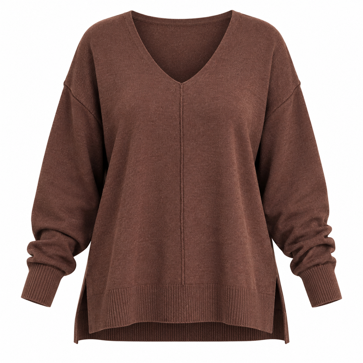 Chic Front Seam Sweater