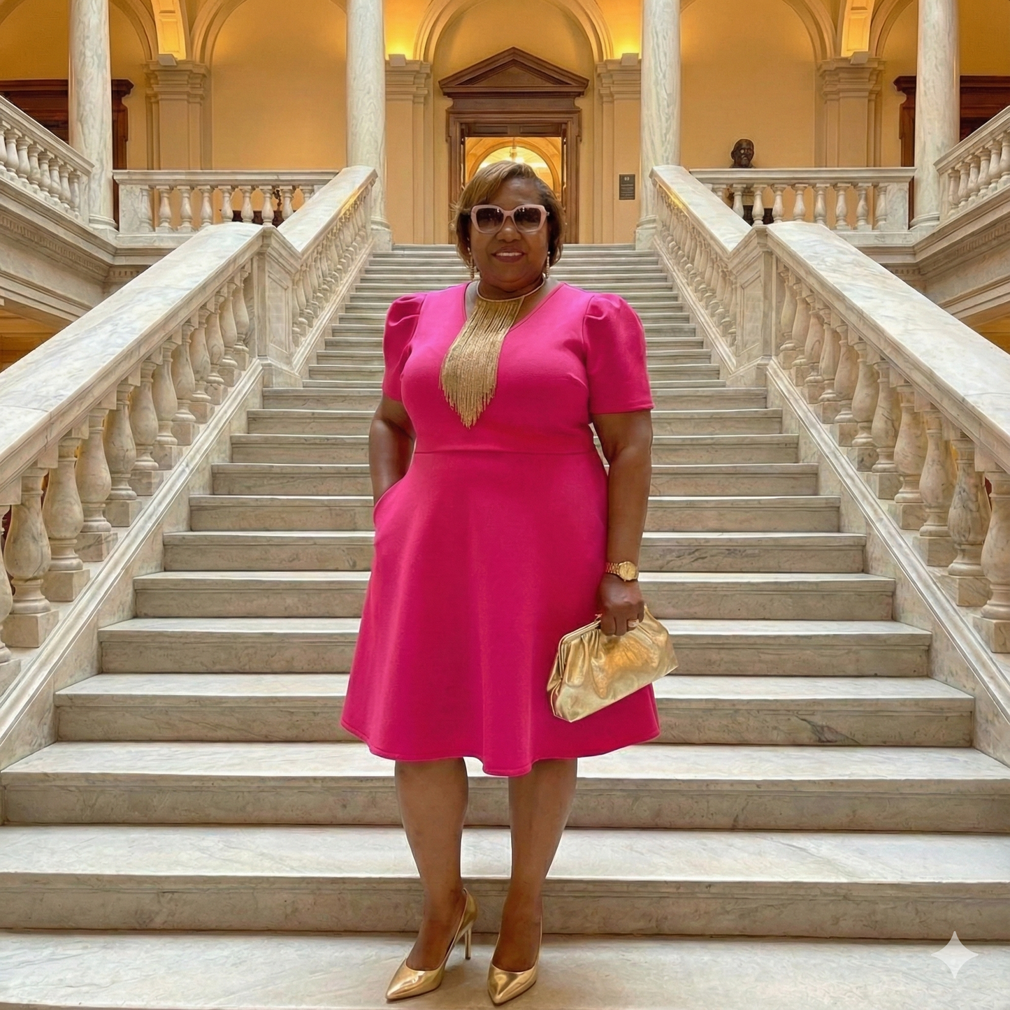 Fit and Flair Scuba Dress