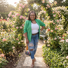 PLUS SIZE  GREEN BLAZER 1- Left!