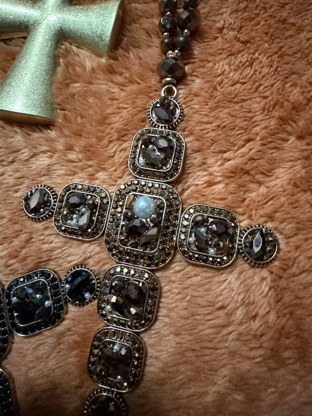 Jeweled  Beaded Cross