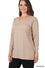 PLUS SIZE LONG SLEEVED POCKET SHIRT