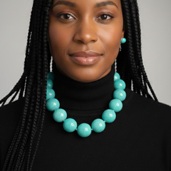 LARGE BEAD NECKLACE