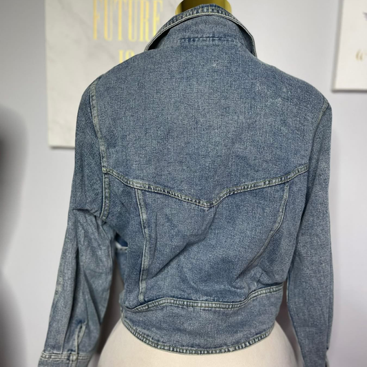 Double Breast Denim Jacket