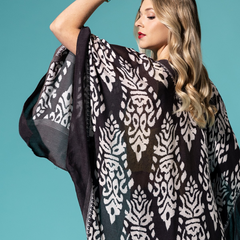 CHIC DAMASK KIMONO
