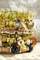11-in-1 Multi Layered Mixed Beads Bracelet